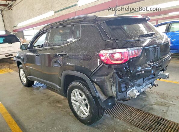 3C4NJDAB1JT177624 2018 JEEP COMPASS Black Задня ліва чверть