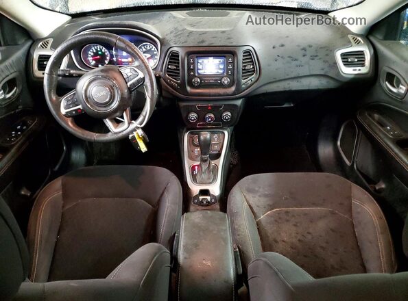 3C4NJDAB1JT177624 2018 JEEP COMPASS Black Вид панелі приладів