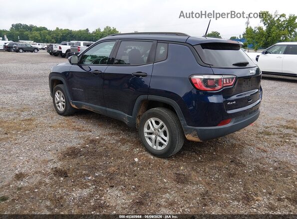 3C4NJDAB1JT372171 2018 JEEP COMPASS Blue Հետևի ձախ