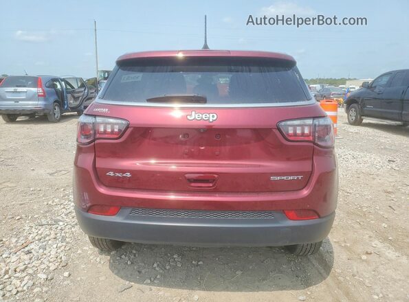 3C4NJDAB1NT202754 2022 JEEP COMPASS Red Rear view