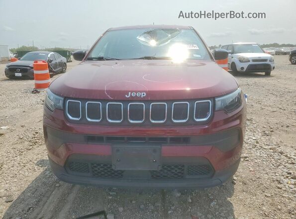 3C4NJDAB1NT202754 2022 JEEP COMPASS Red Front view