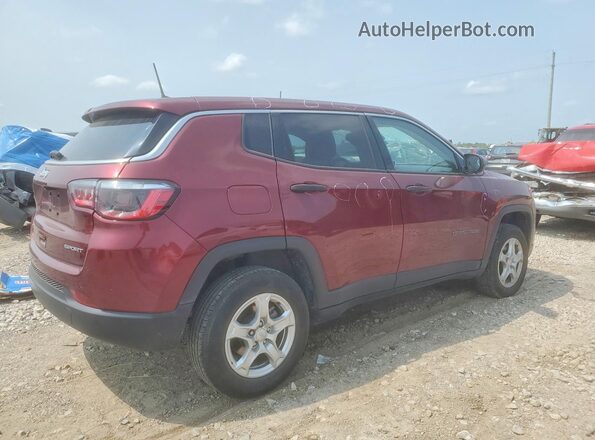 3C4NJDAB1NT202754 2022 JEEP COMPASS Red Rear right