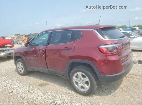3C4NJDAB1NT202754 2022 JEEP COMPASS Red Rear left