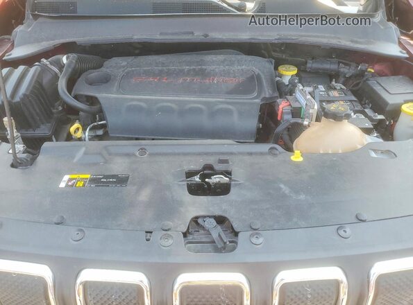 3C4NJDAB1NT202754 2022 JEEP COMPASS Red Rear interior view