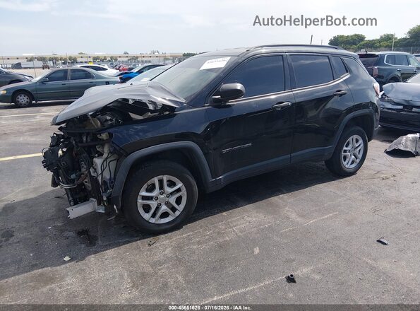 3C4NJDAB2HT642423 2017 JEEP COMPASS Black Vista tres cuartos delantera izquierda