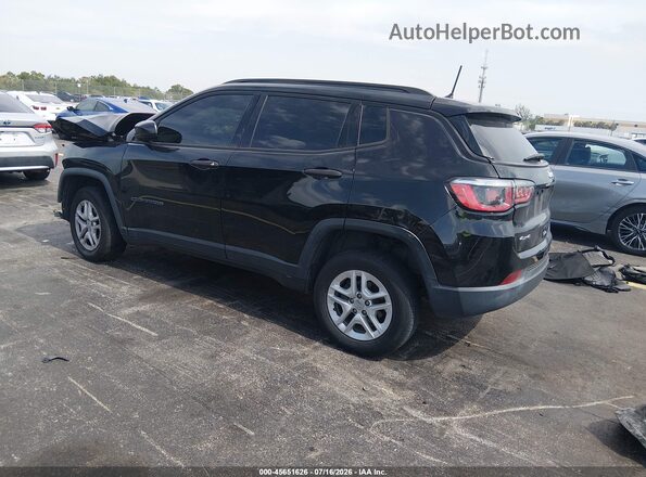 3C4NJDAB2HT642423 2017 JEEP COMPASS Black Trasero izquierdo