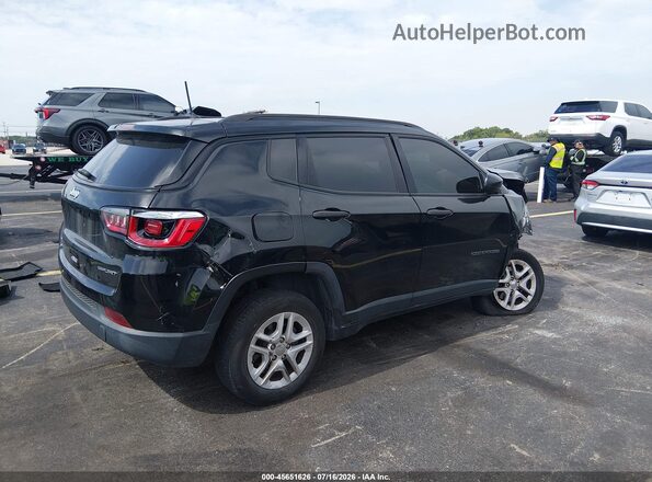 3C4NJDAB2HT642423 2017 JEEP COMPASS Black Trasero derecho