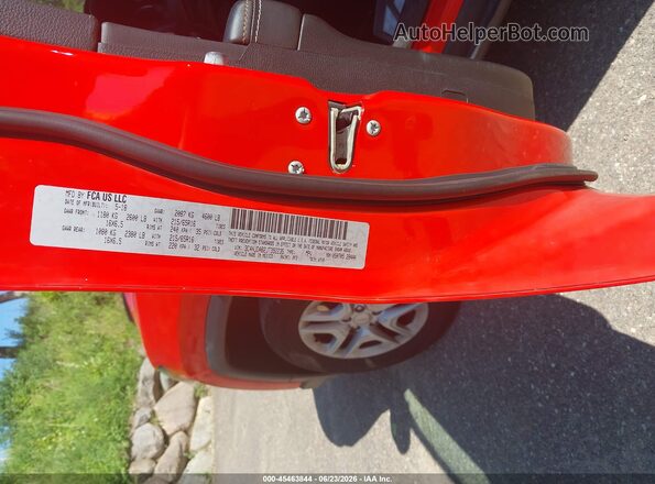 3C4NJDAB2JT392235 2018 JEEP COMPASS Orange Engine compartment view