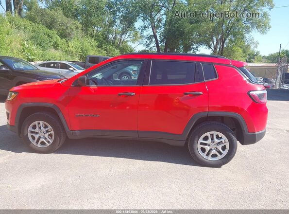 3C4NJDAB2JT392235 2018 JEEP COMPASS Orange 360 interior view