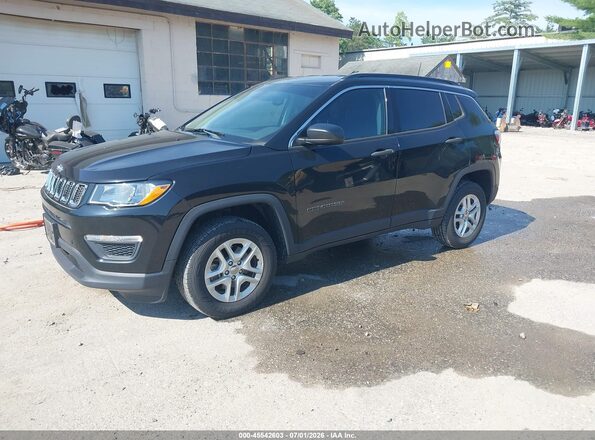 3C4NJDAB2KT645636 2019 JEEP COMPASS Black Vista tres cuartos delantera izquierda
