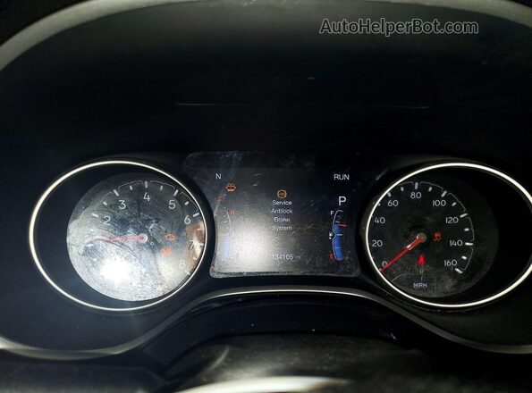 3C4NJDAB2KT678877 2019 JEEP COMPASS Black ხელსაწყოთა პანელის ხედი