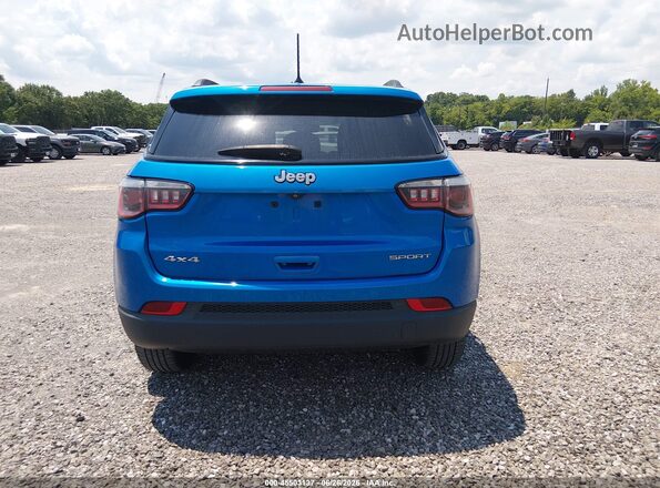 3C4NJDAB3JT372172 2018 JEEP COMPASS Синий 
