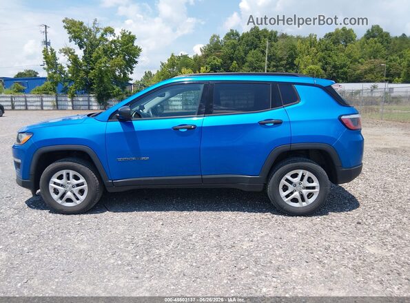 3C4NJDAB3JT372172 2018 JEEP COMPASS Синий 