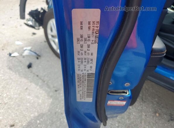3C4NJDAB3JT373161 2018 JEEP COMPASS Blue 360 interior view