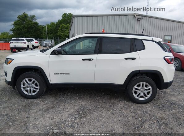 3C4NJDAB3JT392258 2018 JEEP COMPASS White 