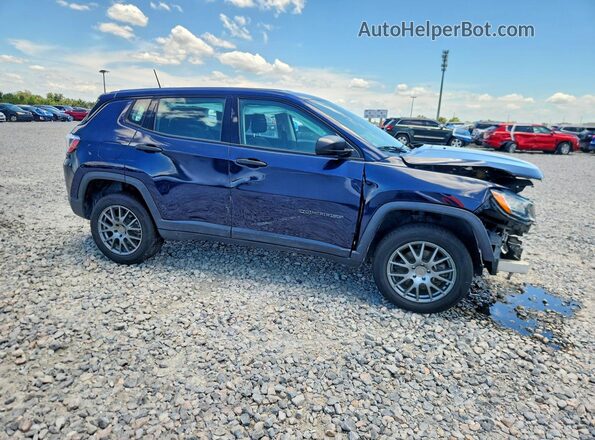 3C4NJDAB3LT118366 2020 JEEP COMPASS Blue Przód prawy