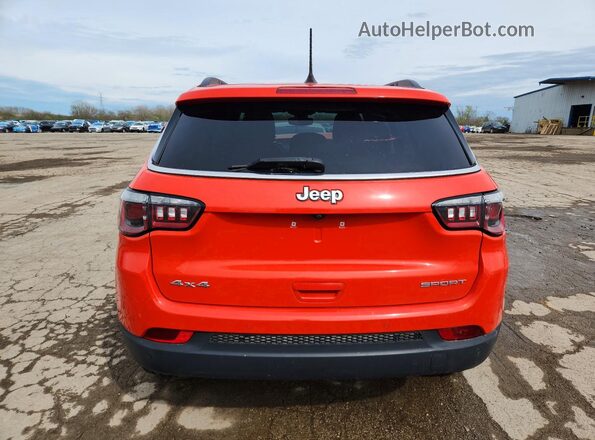 3C4NJDAB4KT629356 2019 JEEP COMPASS Orange Vista trasera