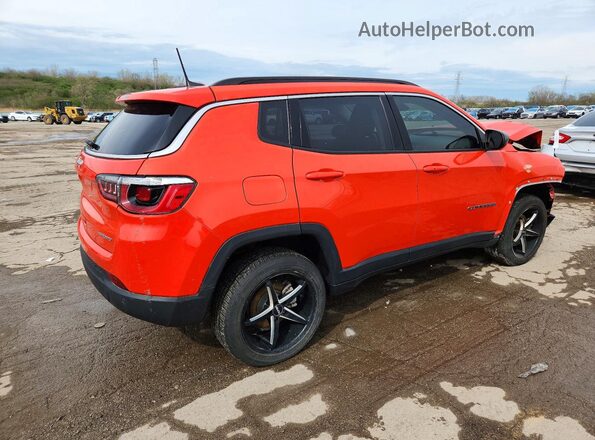 3C4NJDAB4KT629356 2019 JEEP COMPASS Orange Trasero derecho