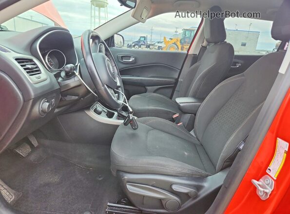 3C4NJDAB4KT629356 2019 JEEP COMPASS Orange Vista interior delantera