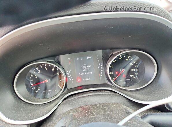 3C4NJDAB4LT160755 2020 JEEP COMPASS Charcoal Вид щитка приладів