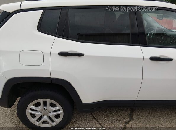3C4NJDAB5JT392259 2018 JEEP COMPASS White წინა ხედი