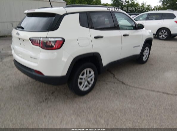 3C4NJDAB5JT392259 2018 JEEP COMPASS White უკანა მარჯვენა
