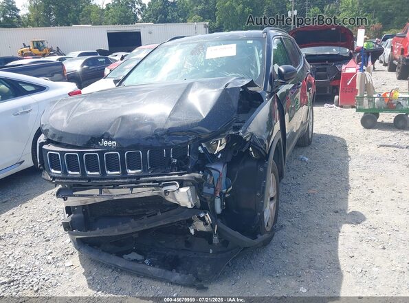 3C4NJDAB5KT702993 2019 JEEP COMPASS Black წინა მარცხენა ხედი სამი მეოთხედიდან