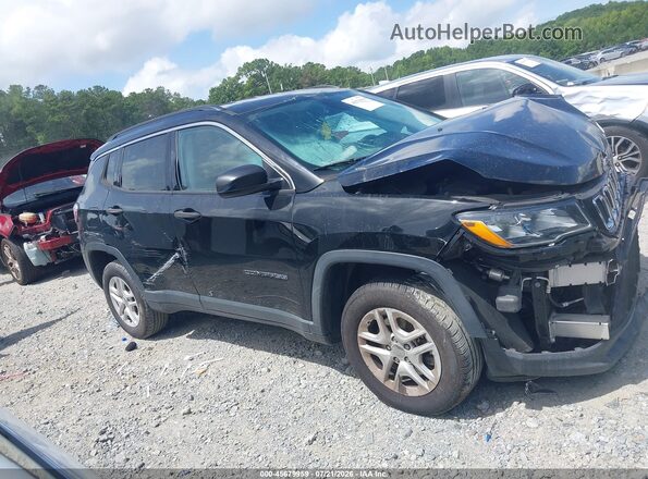 3C4NJDAB5KT702993 2019 JEEP COMPASS Black უკანა სალონის ხედი