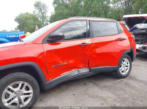 3C4NJDAB6JT126846 2018 JEEP COMPASS Orange Вид спереду