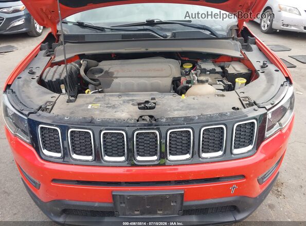 3C4NJDAB6JT126846 2018 JEEP COMPASS Orange Вид ззаду