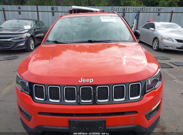 3C4NJDAB6JT126846 2018 JEEP COMPASS Orange Вид щитка приладів