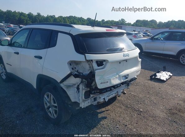 3C4NJDAB6JT163394 2018 JEEP COMPASS White Front view