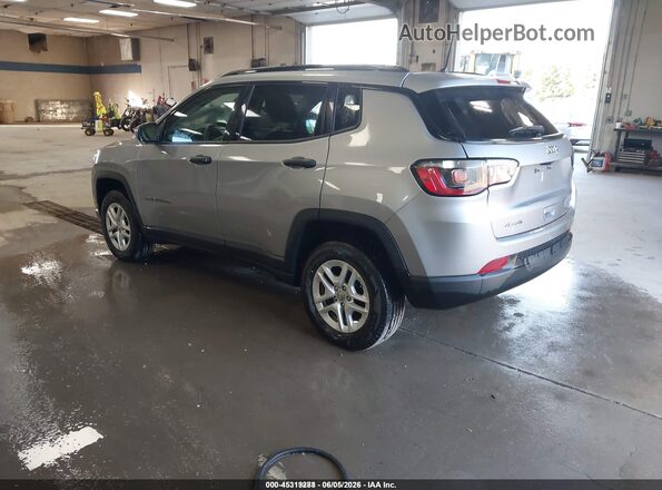 3C4NJDAB6JT342230 2018 JEEP COMPASS Silver უკანა მარცხენა