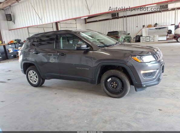 3C4NJDAB6JT359643 2018 JEEP COMPASS Gray Սալոնի 360 աստիճան տեսք