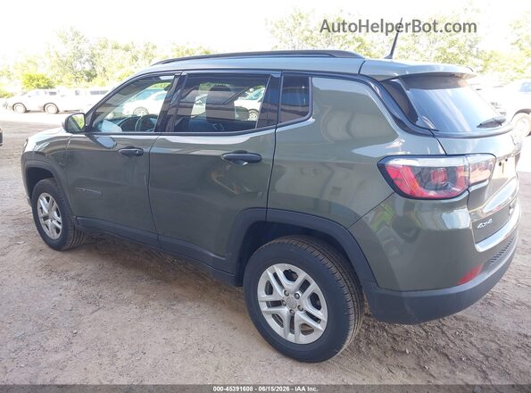 3C4NJDAB6JT392237 2018 JEEP COMPASS Green Vista frontal
