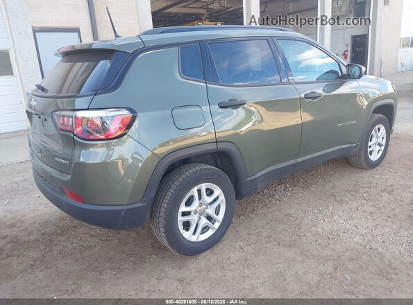 3C4NJDAB6JT392237 2018 JEEP COMPASS Green Trasero derecho