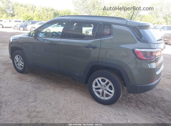 3C4NJDAB6JT392237 2018 JEEP COMPASS Green Trasero izquierdo