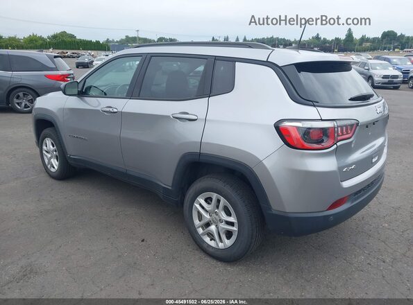 3C4NJDAB6JT392304 2018 JEEP COMPASS Silver Հետևի ձախ
