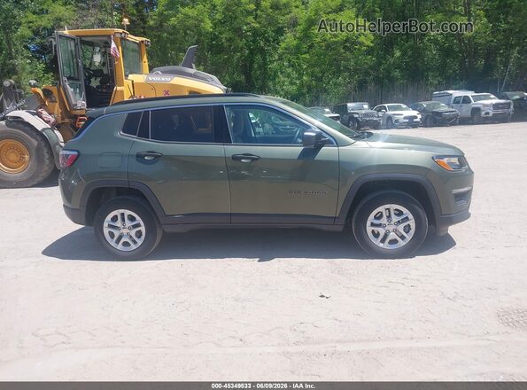 3C4NJDAB6KT619590 2019 JEEP COMPASS Green Widok wnętrza z tyłu