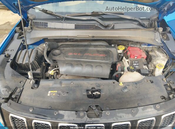 3C4NJDAB6KT630847 2019 JEEP COMPASS Синий Вид сзади
