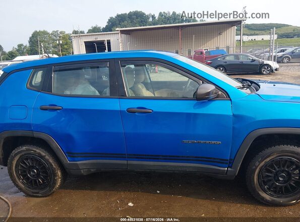 3C4NJDAB6KT630847 2019 JEEP COMPASS Синий Вид задней части салона