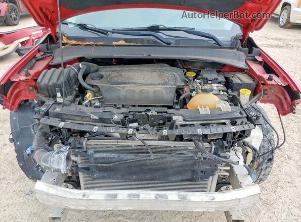 3C4NJDAB7JT168958 2018 JEEP COMPASS Red Engine compartment view