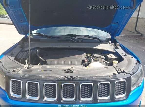 3C4NJDAB7JT392232 2018 JEEP COMPASS Blue Հետևի տեսք