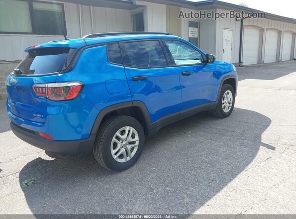3C4NJDAB7JT392232 2018 JEEP COMPASS Blue Հետևի աջ