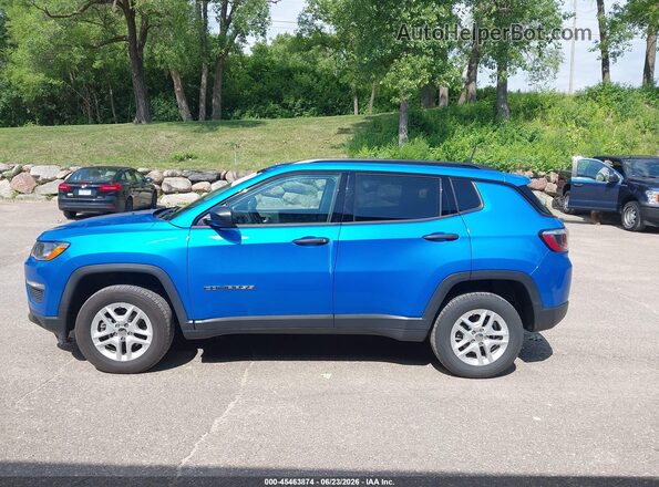 3C4NJDAB7JT392232 2018 JEEP COMPASS Blue Սալոնի 360 աստիճան տեսք