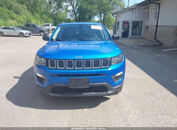 3C4NJDAB7JT392232 2018 JEEP COMPASS Blue Սարքավորումների վահանակի տեսք