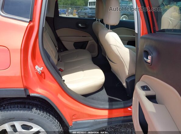 3C4NJDAB7JT392246 2018 JEEP COMPASS Orange Vista de la etiqueta del VIN