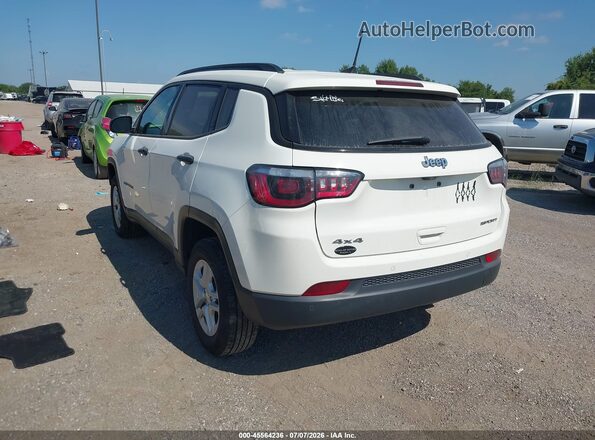 3C4NJDAB8JT201109 2018 JEEP COMPASS White Trasero izquierdo