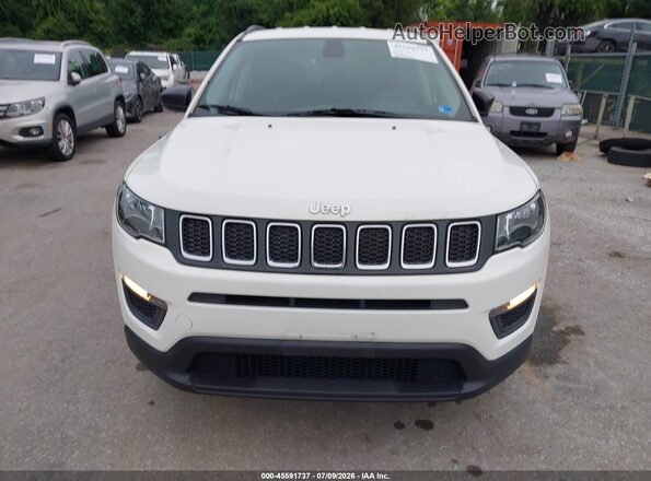 3C4NJDAB8JT281656 2018 JEEP COMPASS White Vista del cuadro de instrumentos