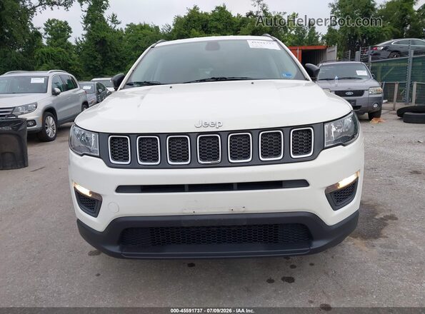 3C4NJDAB8JT281656 2018 JEEP COMPASS White Vista frontal
